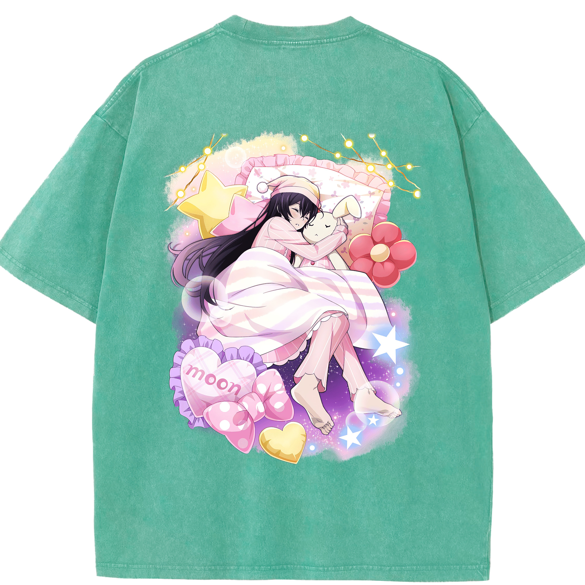 （画像用） 文豪ストレイドッグス Bungo Stray Dogs 綿100% ヴィンテージ風 半袖Tシャツ（背面プリント）